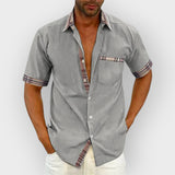 Camisa de manga curta para homens