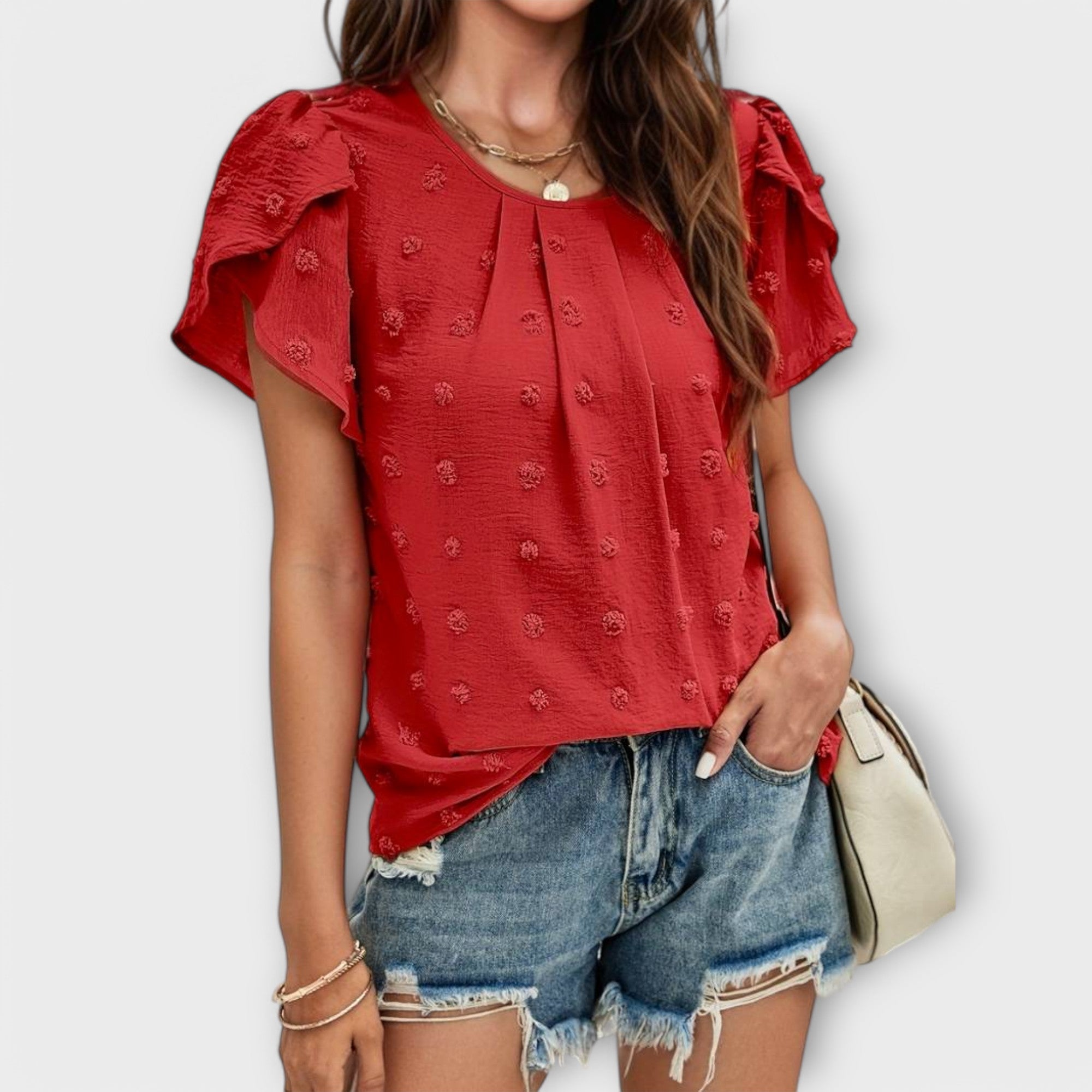 Charlotte - A blusa de bolinhas perfeita