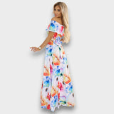 CARMEN - VESTIDO FLORIDO OFF-SHOULDER