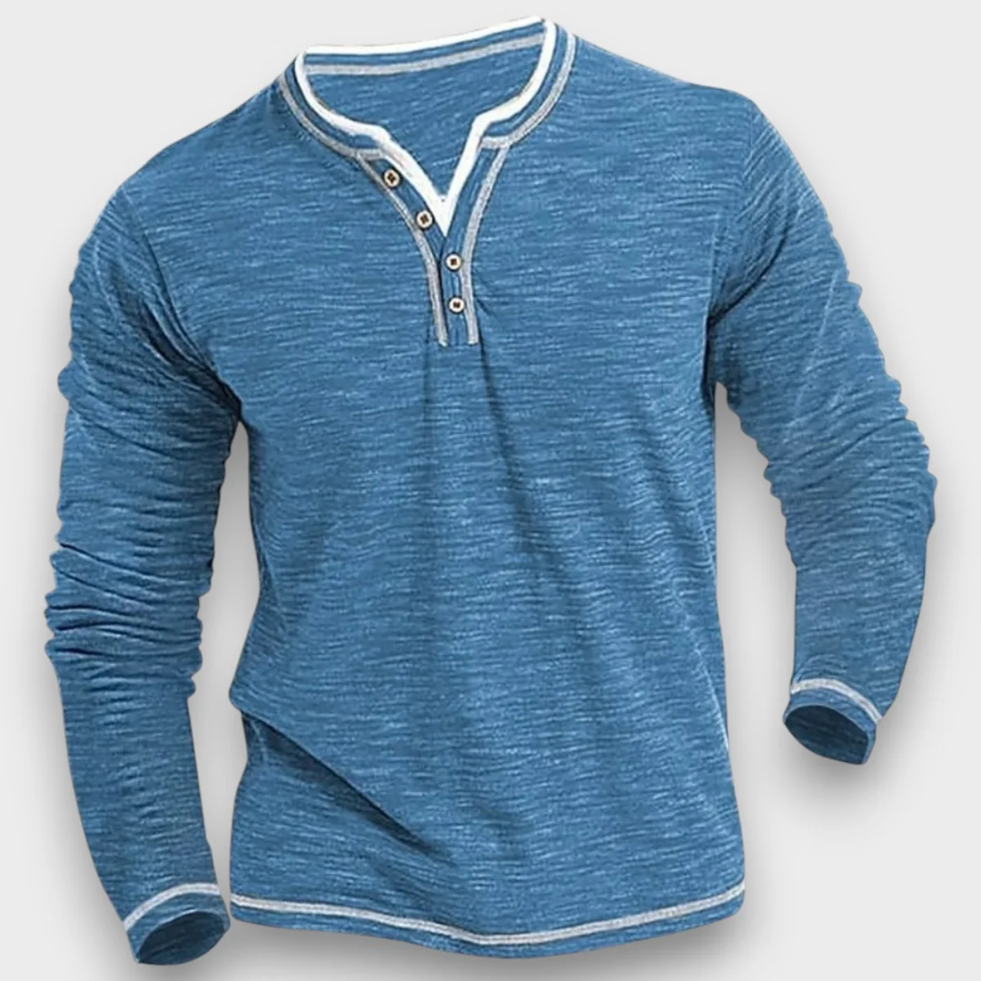 HEITOR - CAMISOLA DE MANGA LONGA ABOTOADA CASUAL