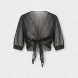 Olivia - Blusa com frente aberta
