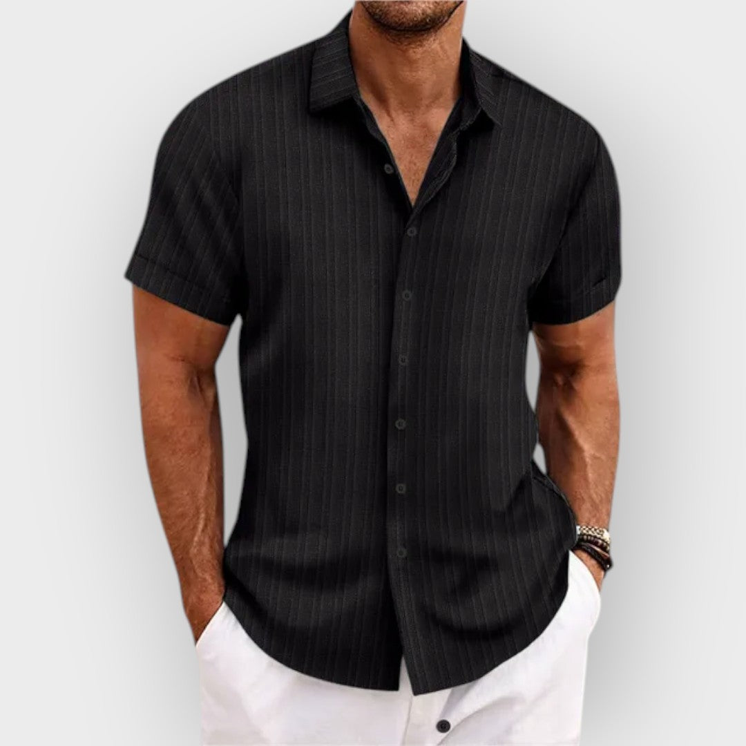 Camisa elegante com botões para homens