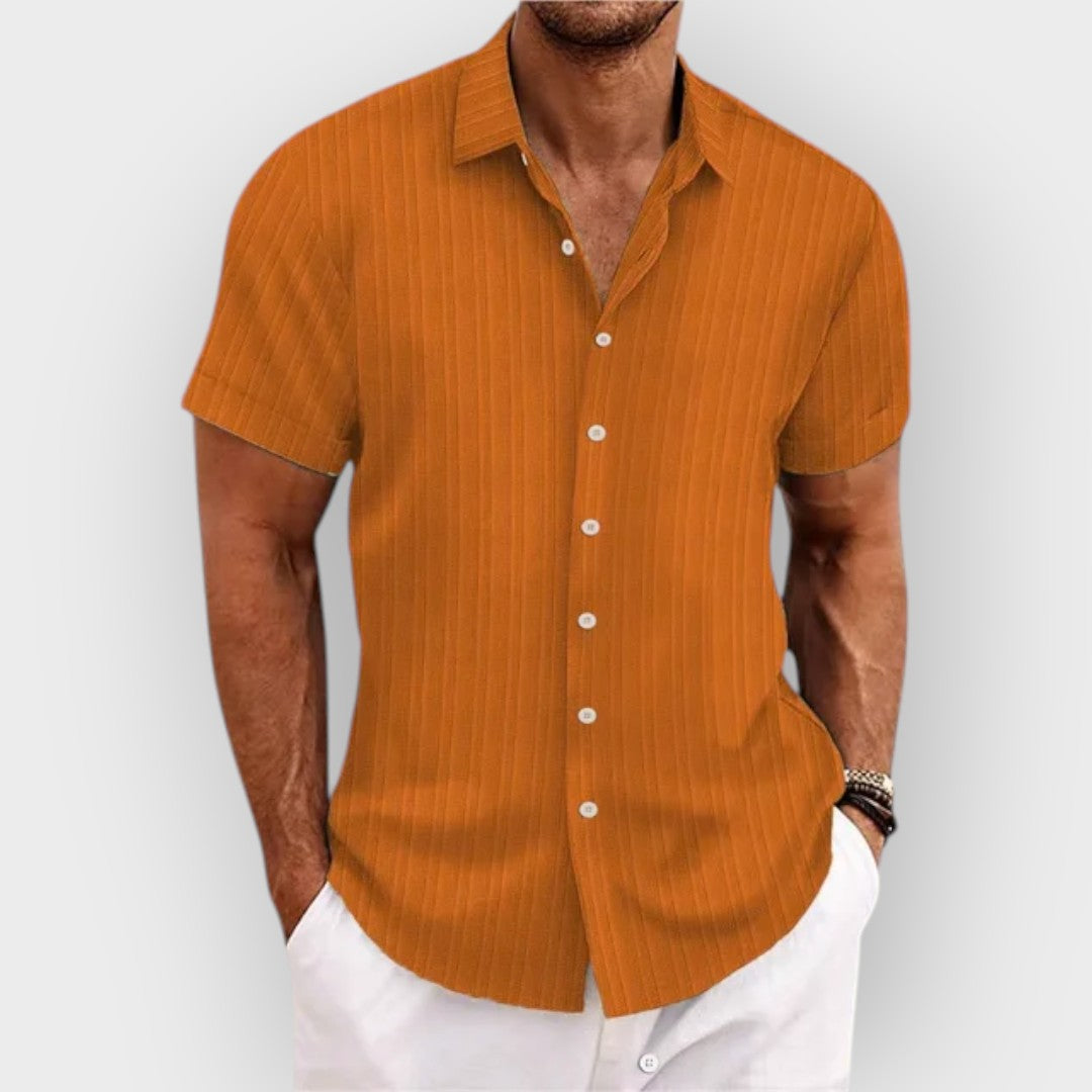 Camisa elegante com botões para homens