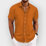 Camisa elegante com botões para homens