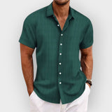 Camisa elegante com botões para homens