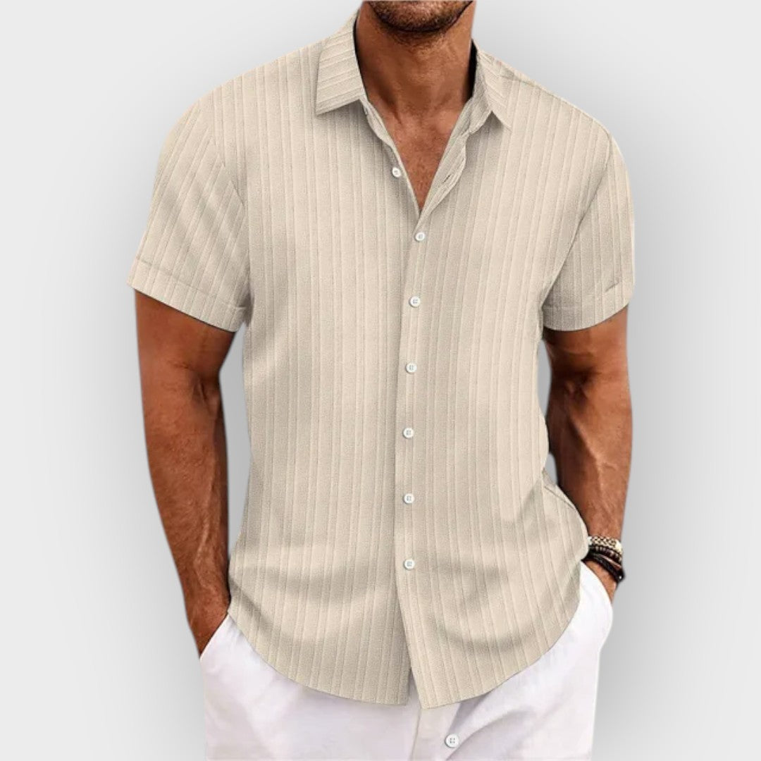 Camisa elegante com botões para homens