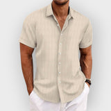 Camisa elegante com botões para homens