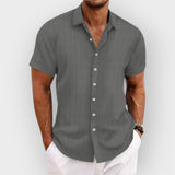 Camisa elegante com botões para homens
