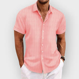 Camisa elegante com botões para homens