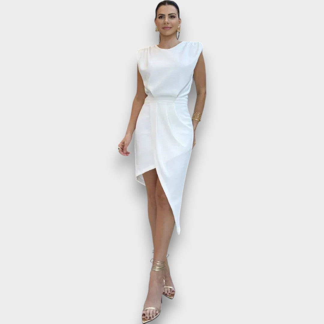 MÓNICA - VESTIDO ASSIMÉTRICO ELEGANTE