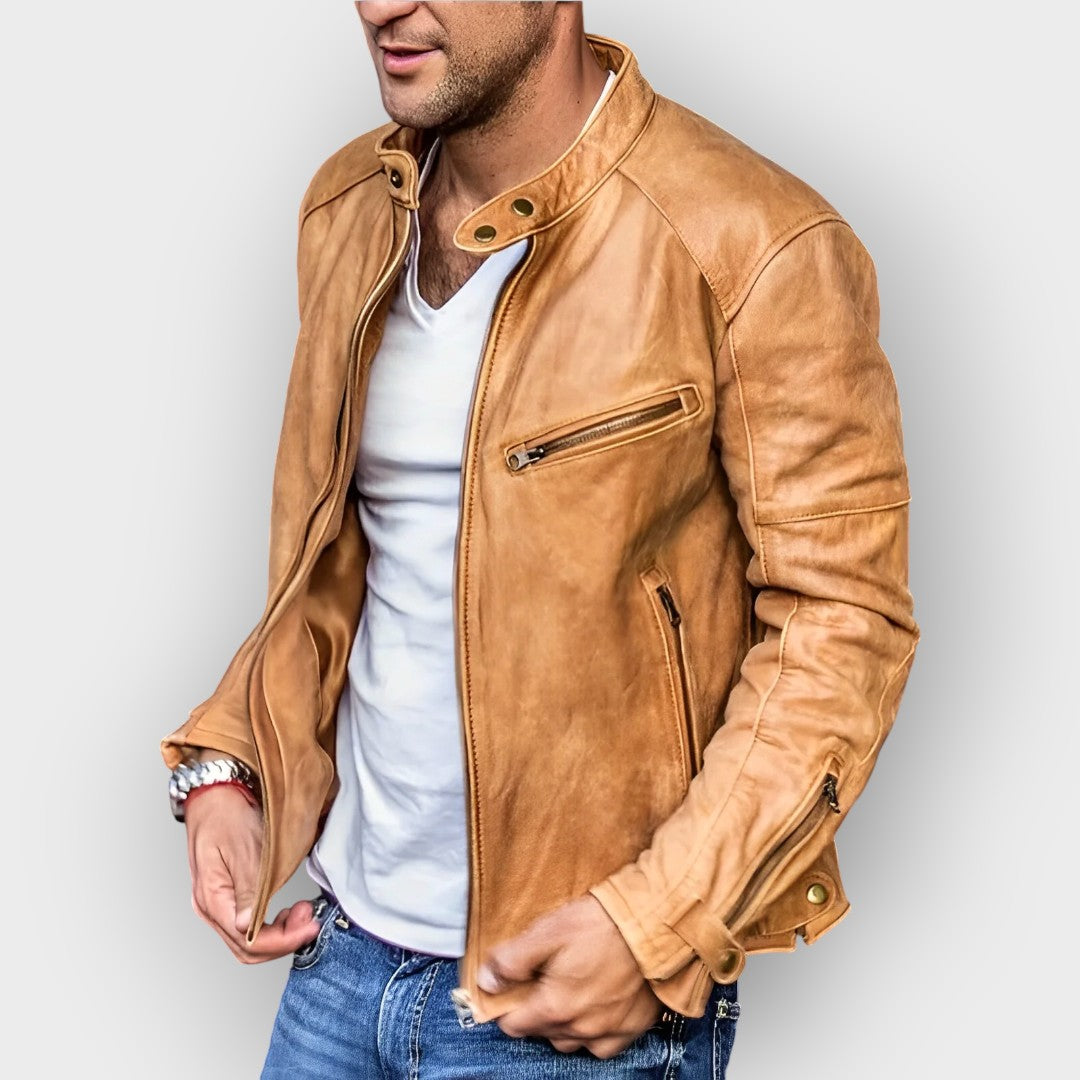 Jaqueta com zíper para homens