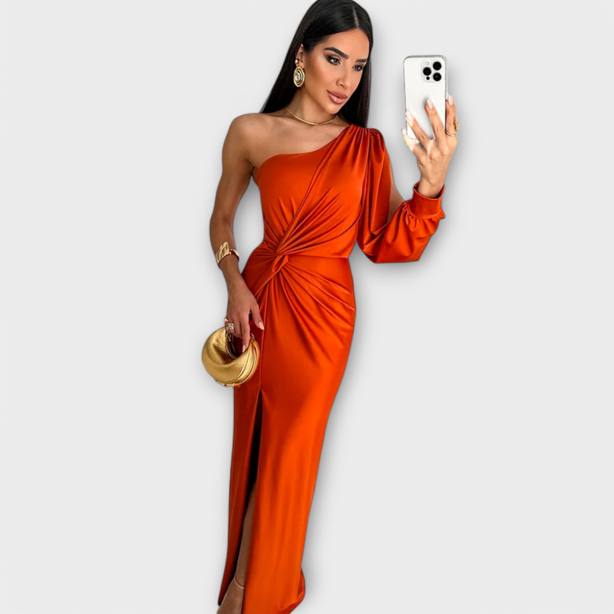 Amelia - Um vestido gracioso com uma finesse impecável