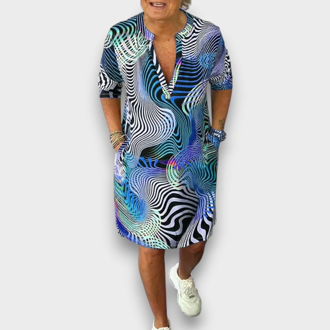 SÍLVIA - VESTIDO ELEGANTE DE VERÃO