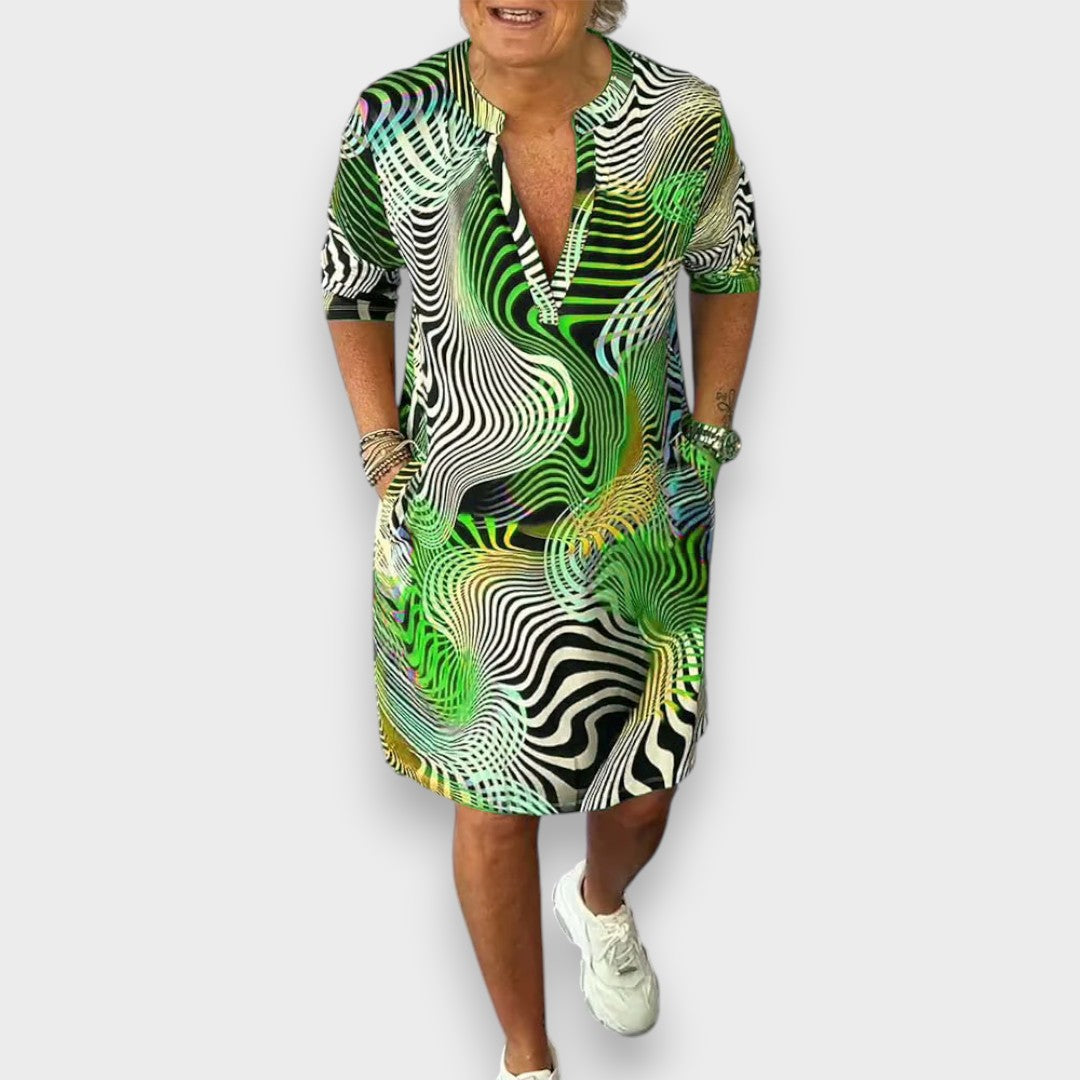SÍLVIA - VESTIDO ELEGANTE DE VERÃO