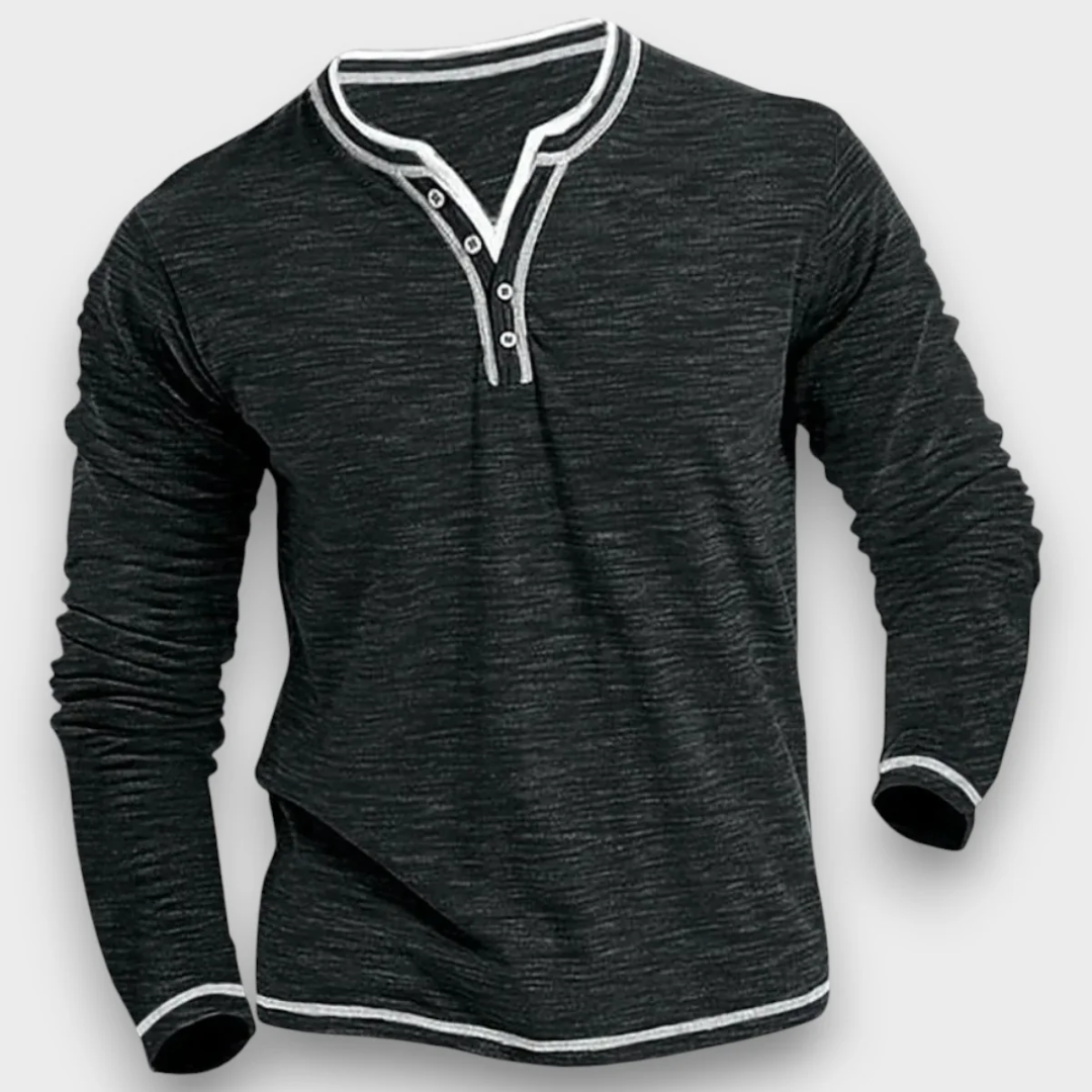 HEITOR - CAMISOLA DE MANGA LONGA ABOTOADA CASUAL