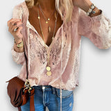 VANDA - BLUSA DE RENDA ELEGANTE