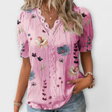 Emily - Blusa estilosa com decote pontudo