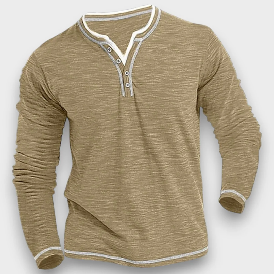 HEITOR - CAMISOLA DE MANGA LONGA ABOTOADA CASUAL