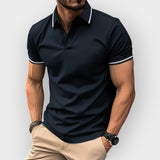 Polo de manga curta para homens