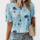 Emily - Blusa estilosa com decote pontudo
