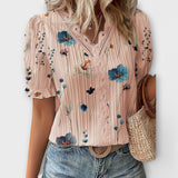 Emily - Blusa estilosa com decote pontudo