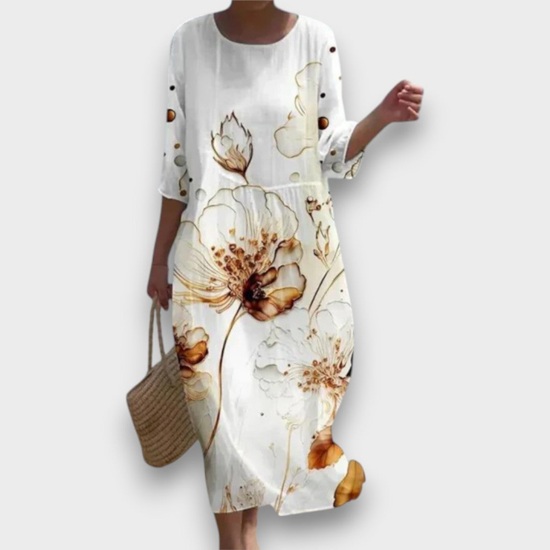 MIRANDA - VESTIDO FLORAL DE VERÃO