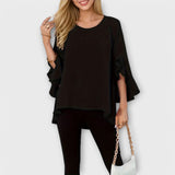 Blusa Aria - Primavera com decote redondo