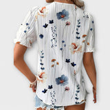 Emily - Blusa estilosa com decote pontudo