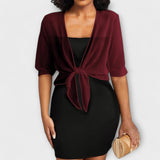 Olivia - Blusa com frente aberta