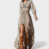 Vestido maxi casual de estilo boho