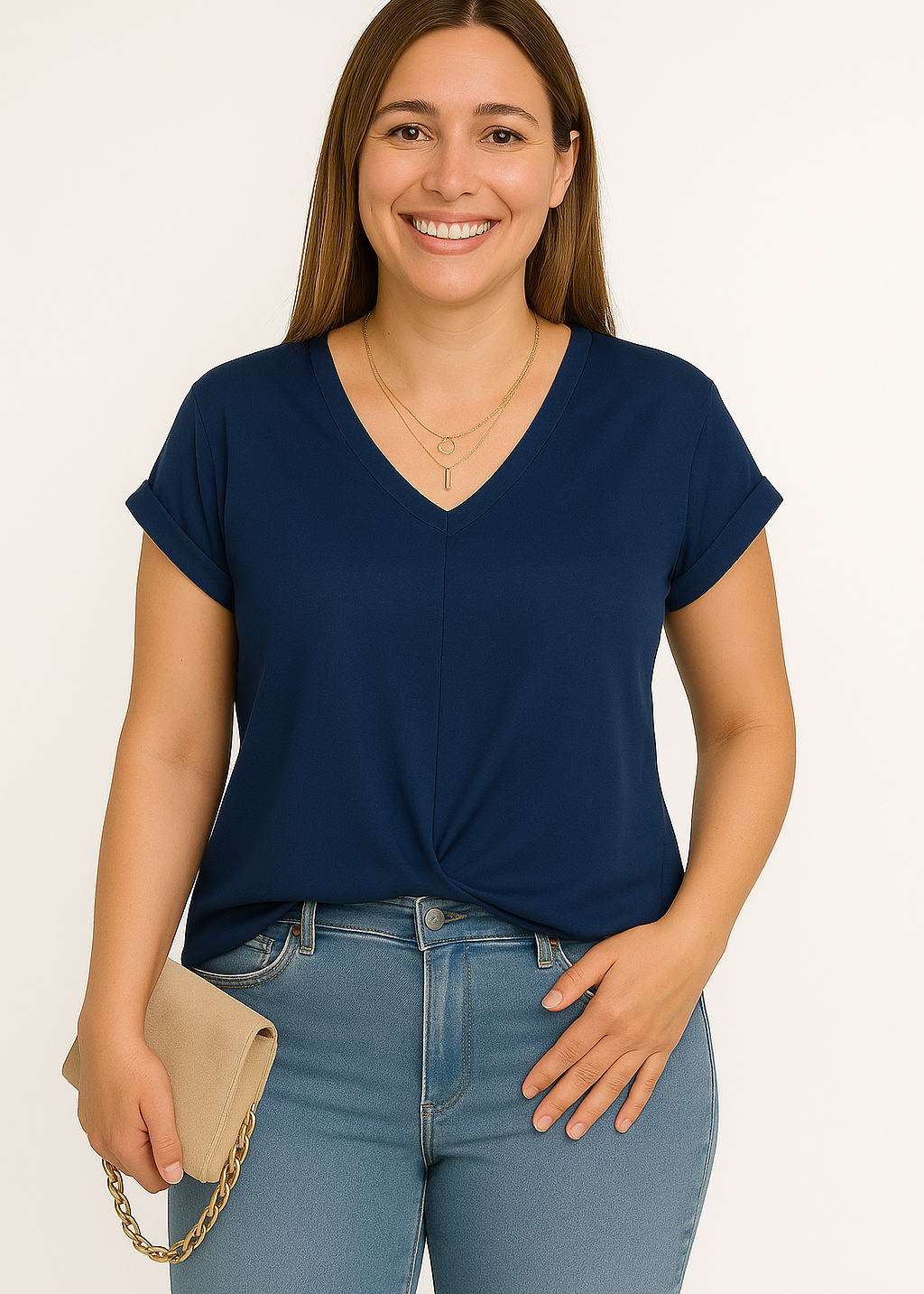 Helena - Blusa de manga curta