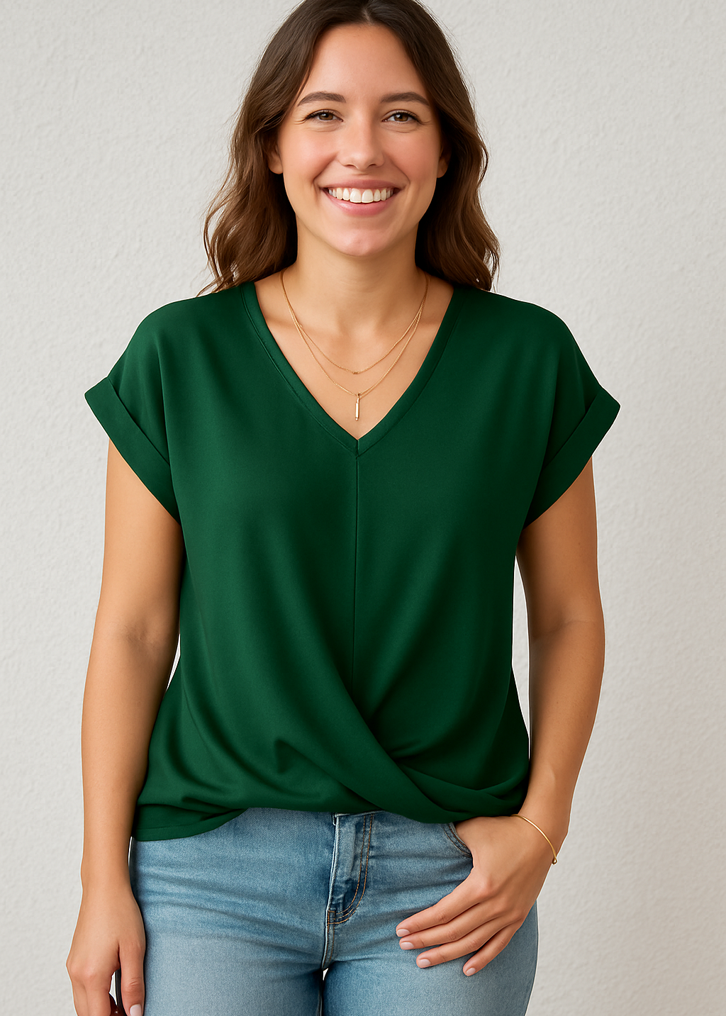 Helena - Blusa de manga curta