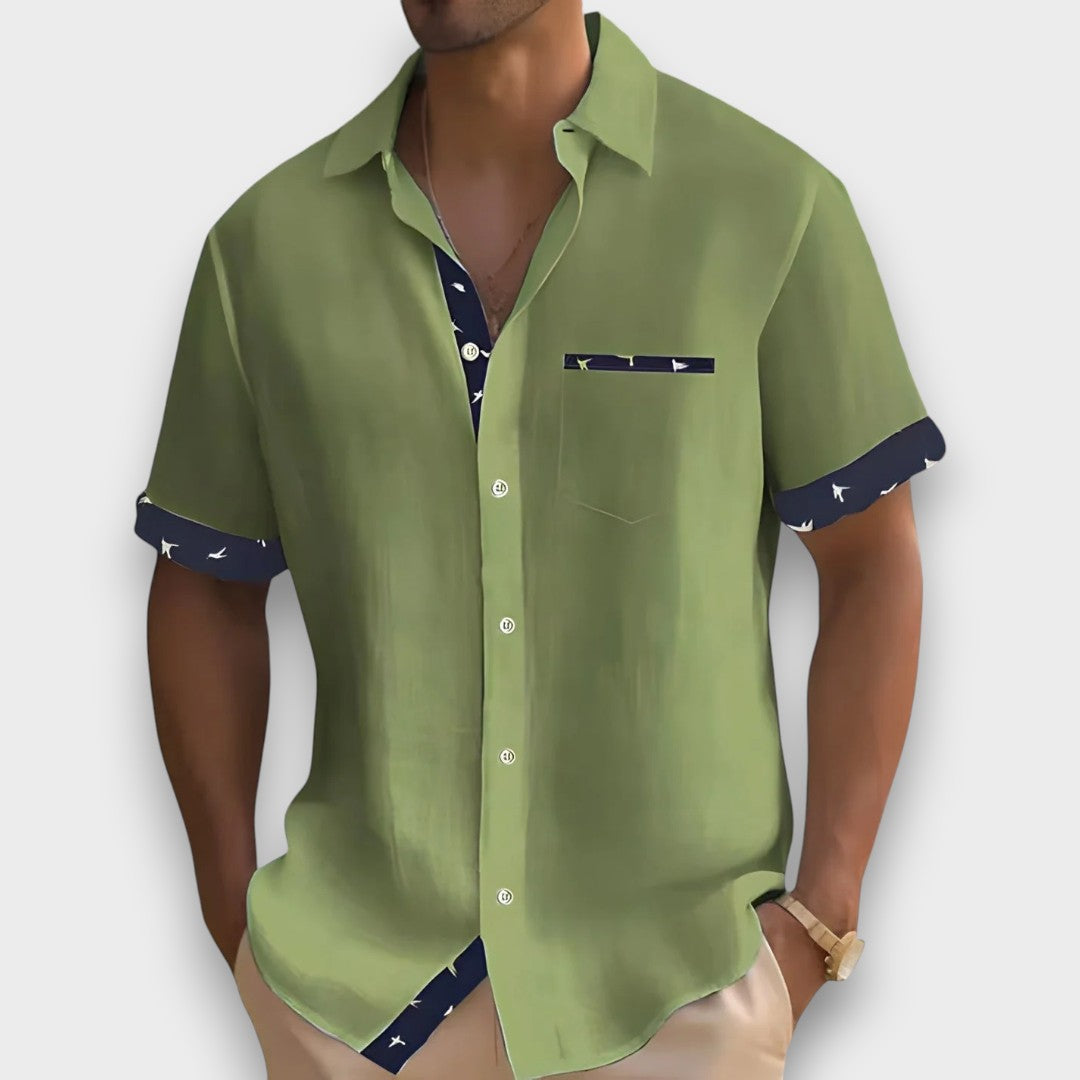 RICARDO - CAMISA MASCULINA ESTILO RESORT