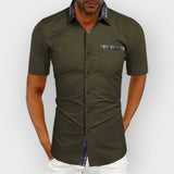Camisa de manga curta para homens