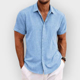 Camisa casual de botão para homens