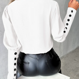 SORAIA - BLUSA ELEGANTE COM DETALHE ITALIANO