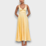 INÊS - VESTIDO PLISSADO RADIANTE DE VERÃO