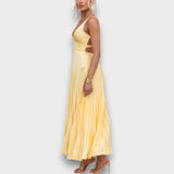 INÊS - VESTIDO PLISSADO RADIANTE DE VERÃO