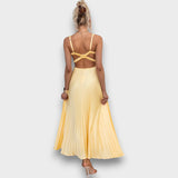 INÊS - VESTIDO PLISSADO RADIANTE DE VERÃO