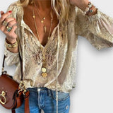 VANDA - BLUSA DE RENDA ELEGANTE