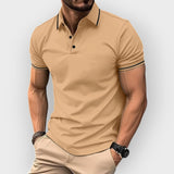 Polo de manga curta para homens