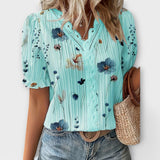 Emily - Blusa estilosa com decote pontudo