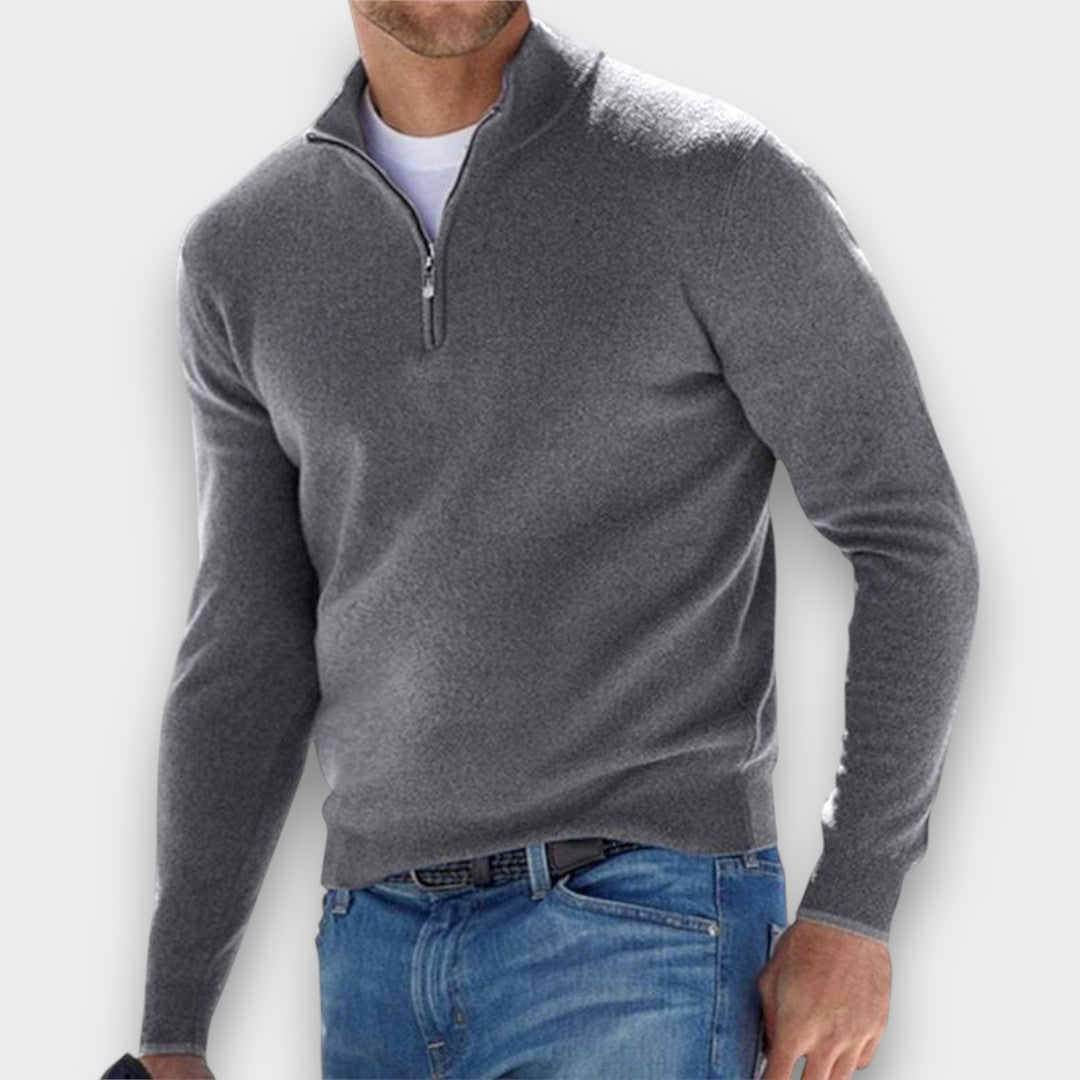 ÍGOR - CAMISOLA ESPORTIVA CONFORTÁVEL COM FECHO
