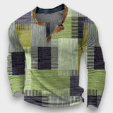 RENATO -  CAMISOLA ELEGANTE COM ESTAMPA GEOMÉTRICA