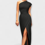 Vestido de Festa Assimétrico Elegante