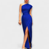 Vestido de Festa Assimétrico Elegante