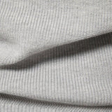 Pullover de malha acolchoada com meia abertura para homens