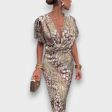 ESTELA - VESTIDO MIDI DE PRIMAVERA SOFISTICADO