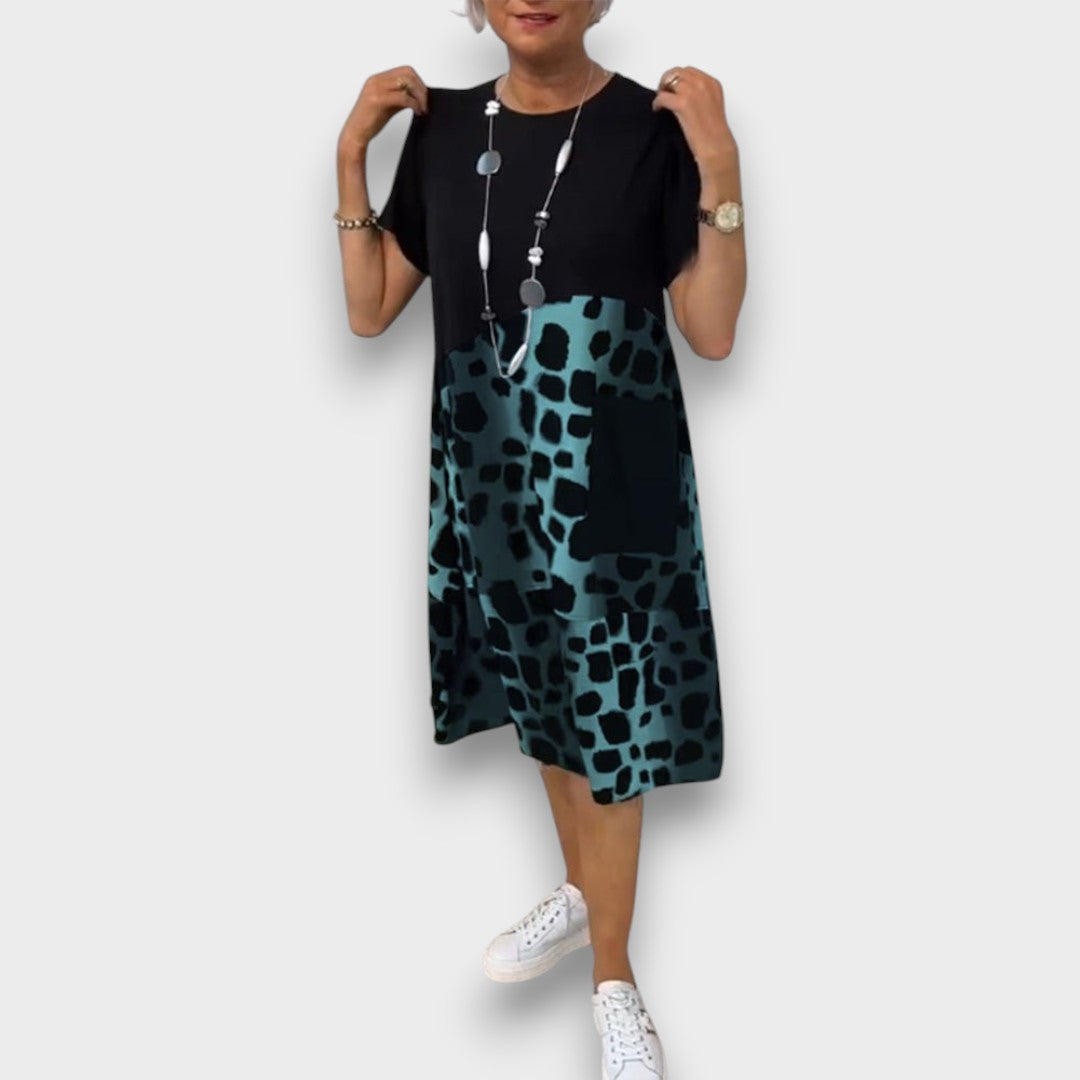 KELLY - VESTIDO MIDI ELEGANTE COM CORTE