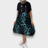 KELLY - VESTIDO MIDI ELEGANTE COM CORTE
